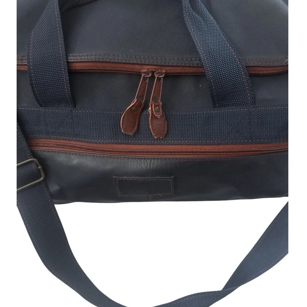 Vintage Opium YSL Yves Saint Laurent Navy Blue Leather Duffle Bag